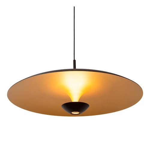 Lucide KENNETH - Pendelleuchten - Ø 60 cm - LED Dim. - 1x16W 2700K - Schwarz | Premium - detail 1